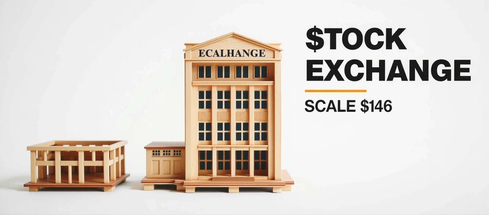 Modelo arquitectónico de precisión en madera balsa